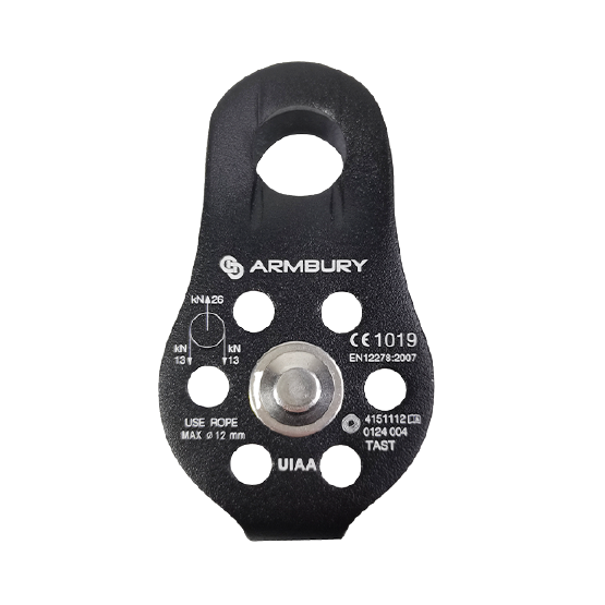 TAST FIXED SIDE SINGLE PULLEY BLACK POLEA SIMPLE FIJA NEGRO 4151112 ARMBURY