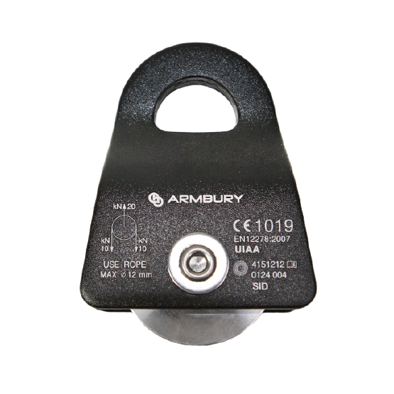 SID MOBILE SIDE SINGLE PULLEY BLACK POLEA SIMPLE MOVIL NEGRO PARA RESCATE 4151212 ARMBURY