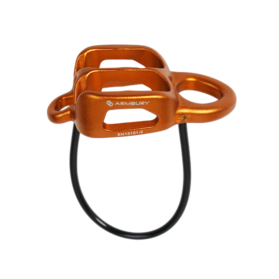 DISPOSITIVO DE ASEGURAMIENTO ALUMINIO NARANJA EN 15151-2 ZAN 4153361 ARMBURY