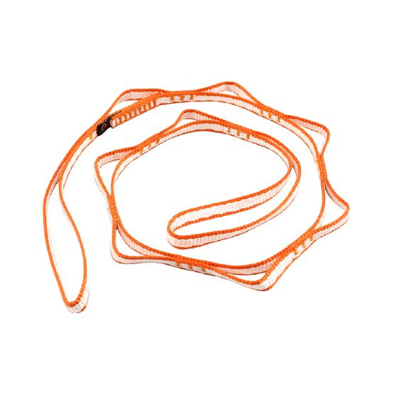 CADENETA DE CINTA DYNEEMA 10MM X 105CM NARANJA-BLANCO 22 kN CE-EN 566 DYNEEMA DAISY CHAIN 4162307 ARMBURY