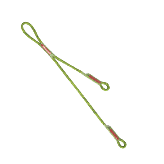 ELEMENTO DE AMARRE DOBLE CUERDA DINAMICA 50CM+75CM VERDE 15 kN DYNECT II Y TYPE 50CM+75CM LANYARD 4163211 ARMBURY